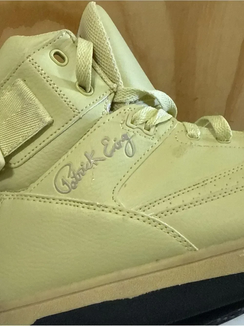 Ewing 33 Hi Pu Men's Basketball Shoe Pale Green/oxford Tan/oxford Tan Size 9 1/2